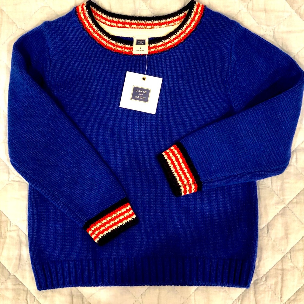 Janie and Jack sweater, boys, size 3T